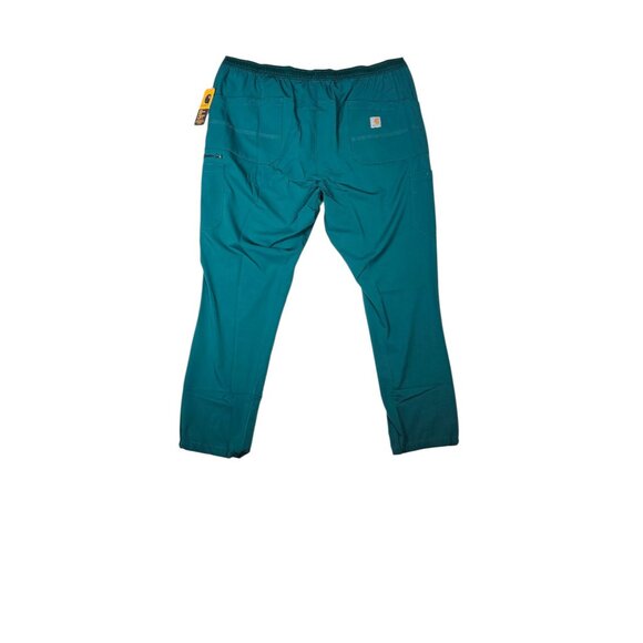 Carhartt Force Liberty Twill Scrub Pant, Men's XL Green - Picture 12 of 13